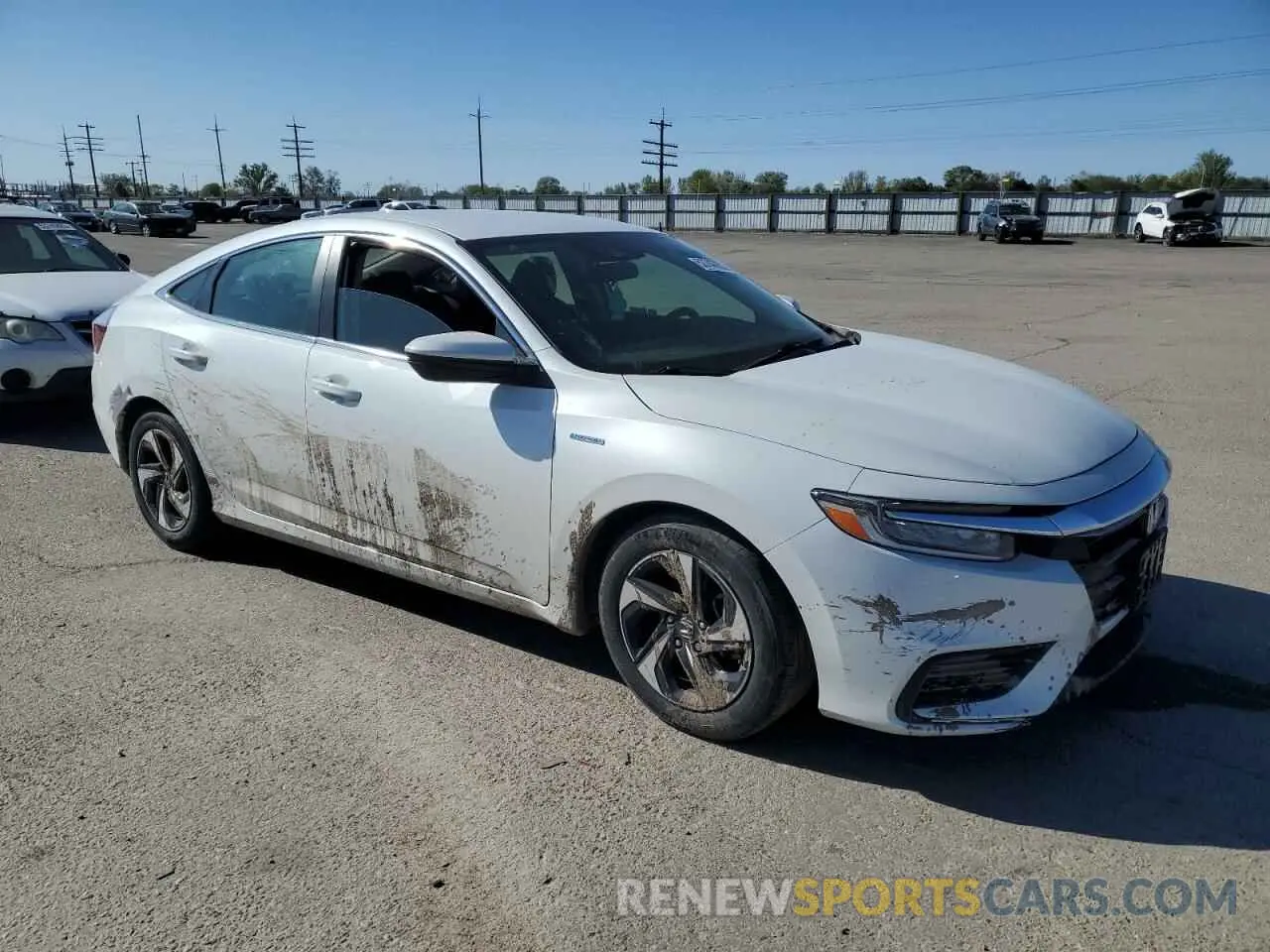 4 fotografías del automóvil dañado 19XZE4F53ME005256 HONDA INSIGHT 2021