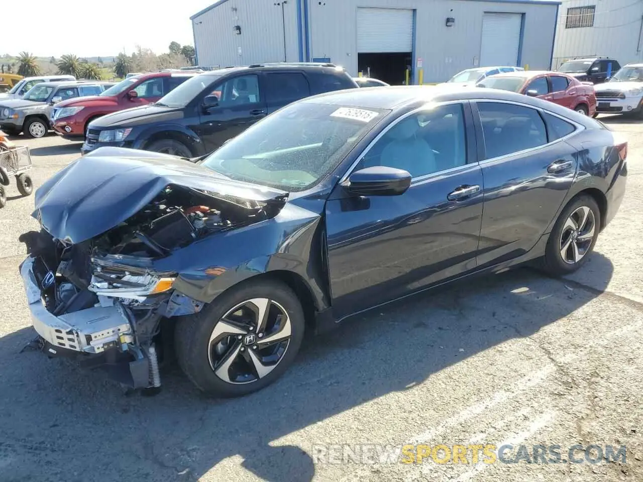 1 fotografías del automóvil dañado 19XZE4F54ME003676 HONDA INSIGHT 2021