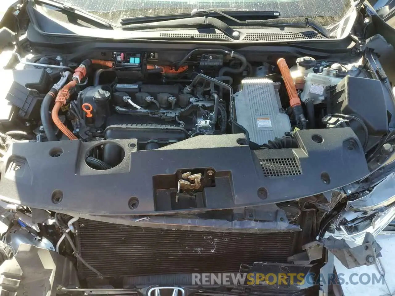 11 fotografías del automóvil dañado 19XZE4F54ME003676 HONDA INSIGHT 2021