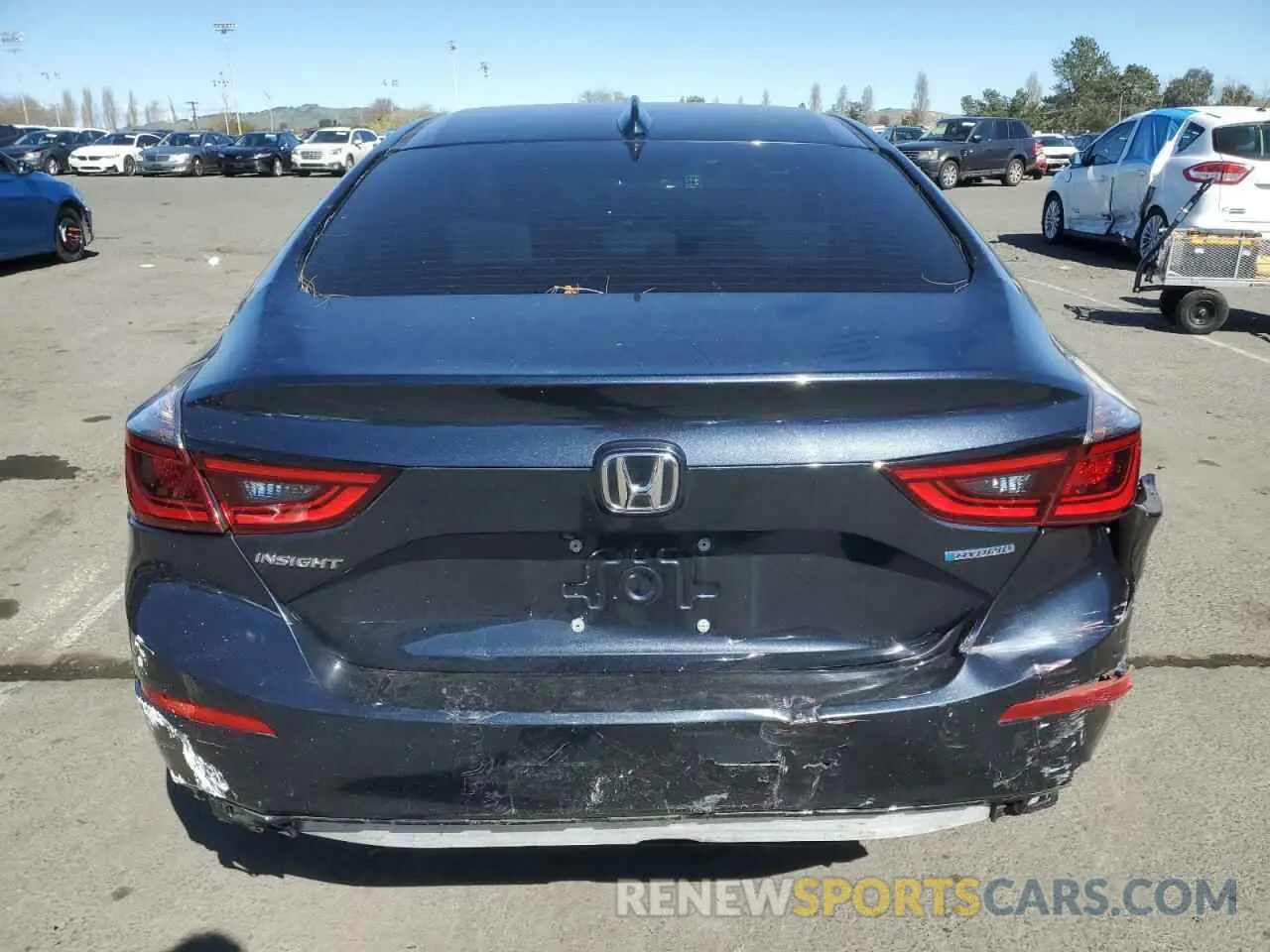 6 fotografías del automóvil dañado 19XZE4F54ME003676 HONDA INSIGHT 2021
