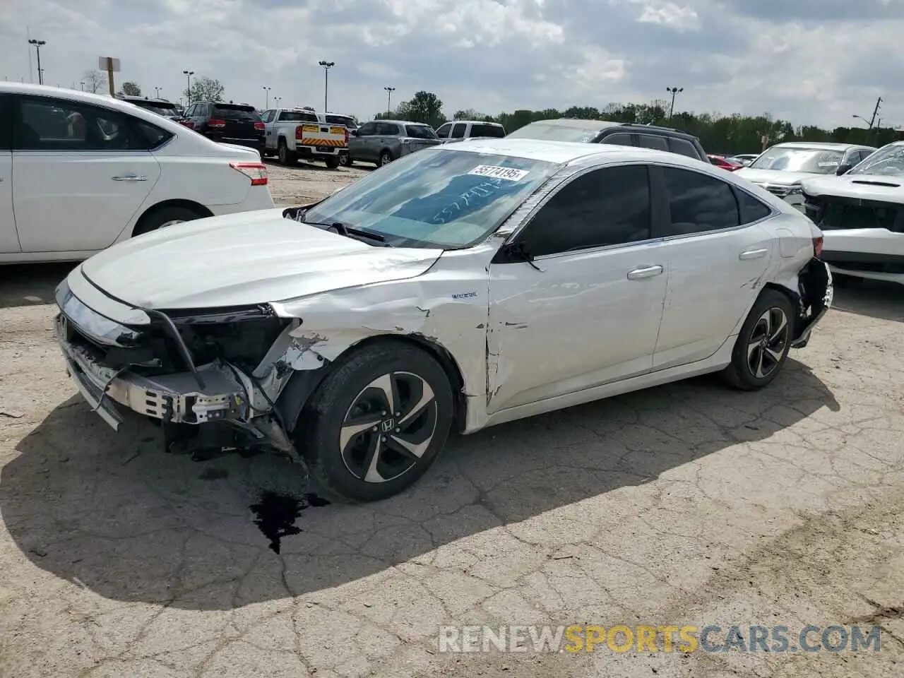 1 fotografías del automóvil dañado 19XZE4F54ME003936 HONDA INSIGHT 2021