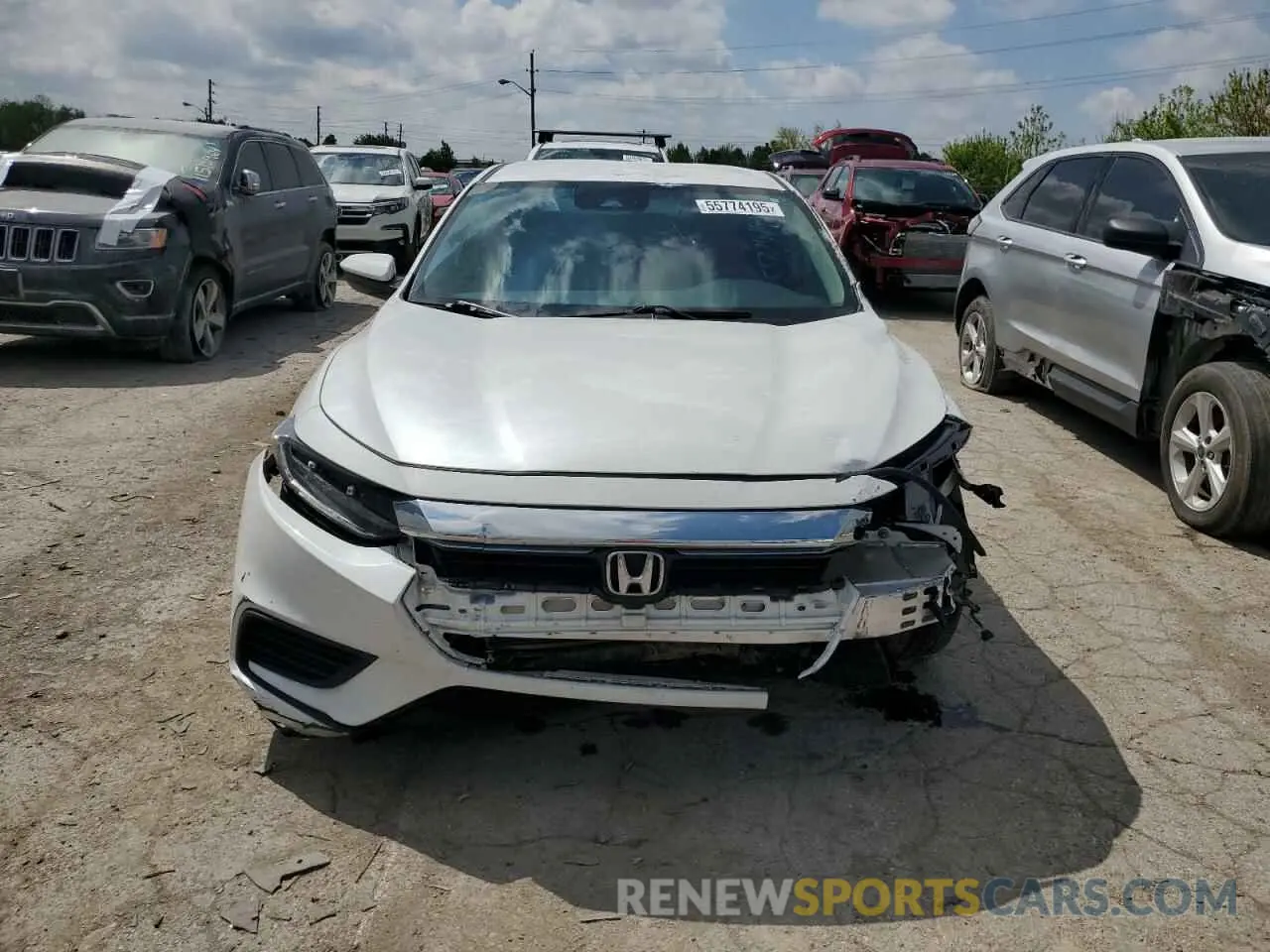 5 fotografías del automóvil dañado 19XZE4F54ME003936 HONDA INSIGHT 2021