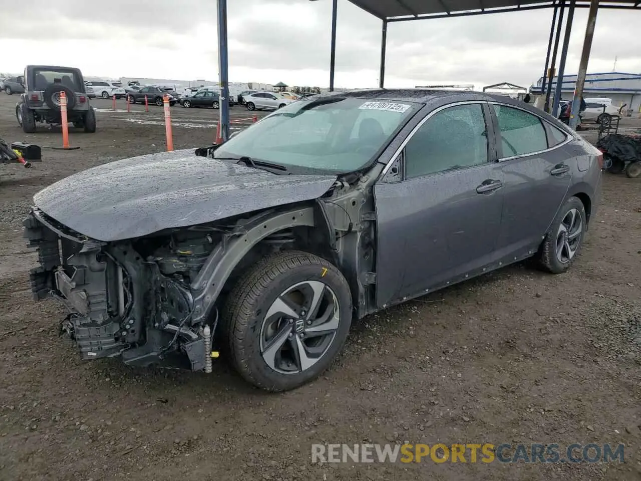 1 fotografías del automóvil dañado 19XZE4F54ME011504 HONDA INSIGHT 2021