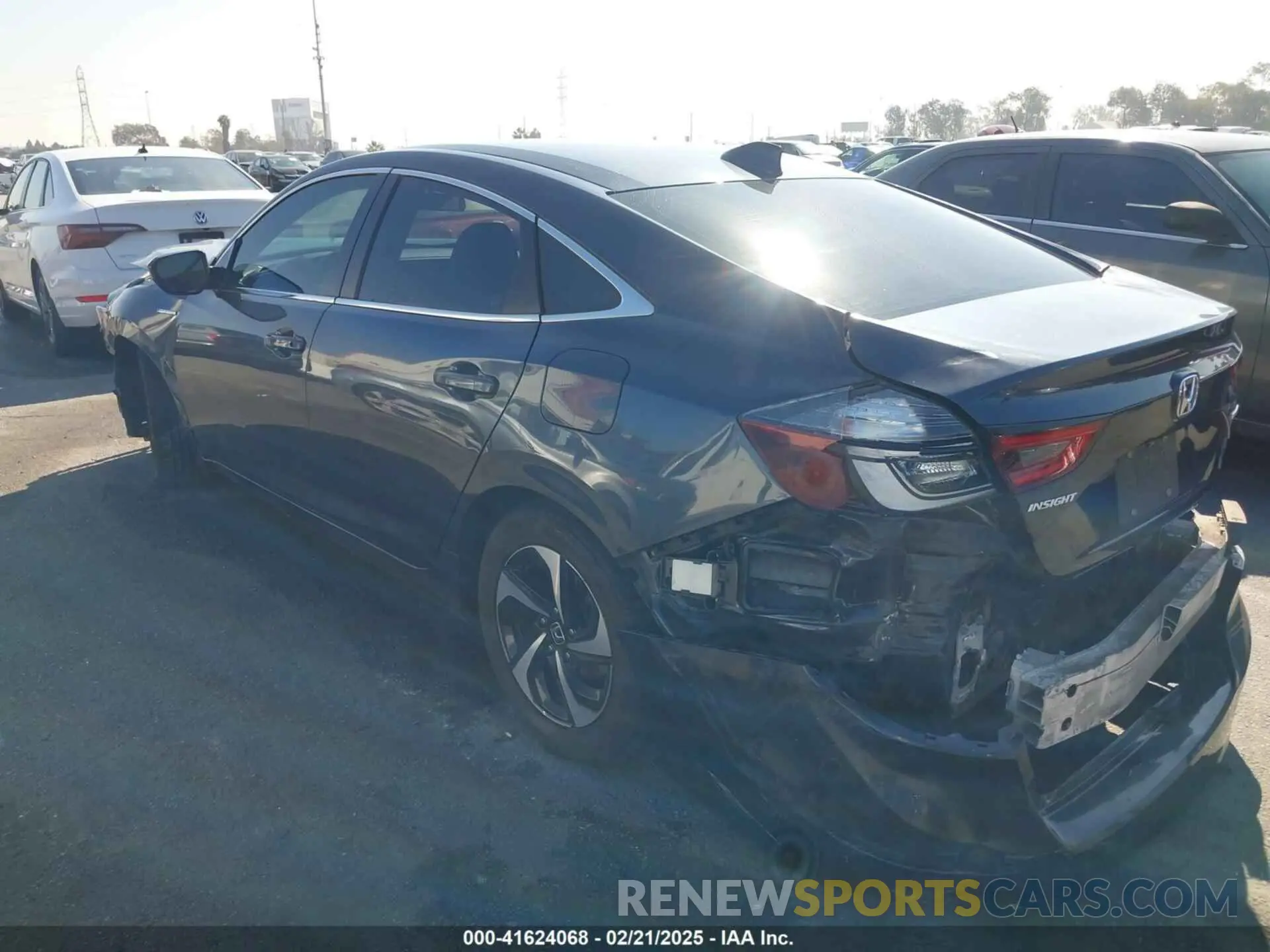 14 fotografías del automóvil dañado 19XZE4F55ME002262 HONDA INSIGHT 2021