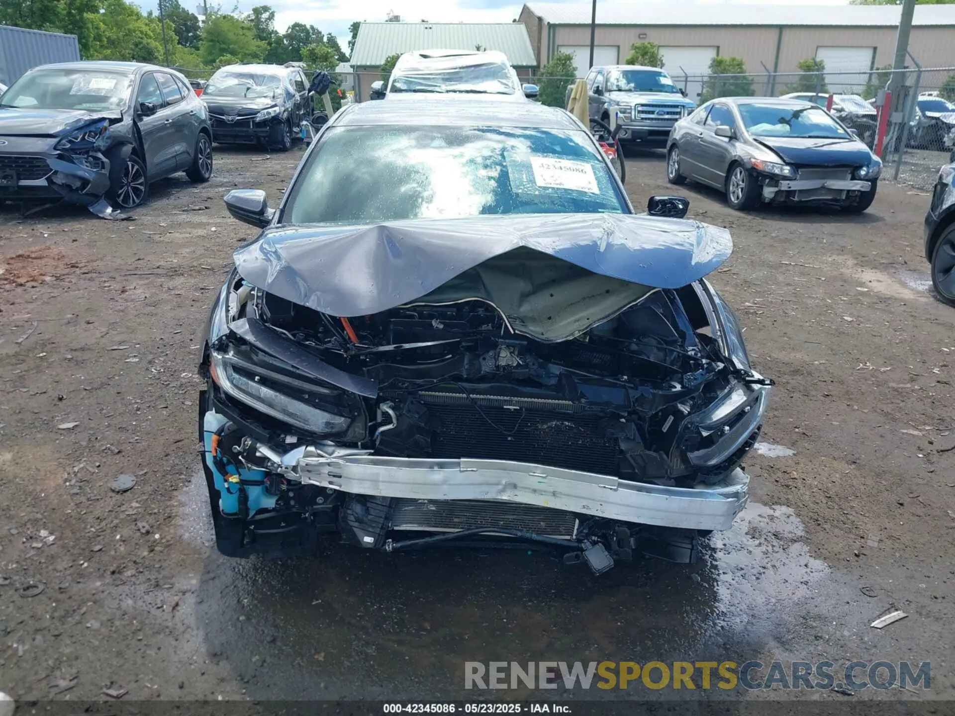 12 fotografías del automóvil dañado 19XZE4F55ME005131 HONDA INSIGHT 2021