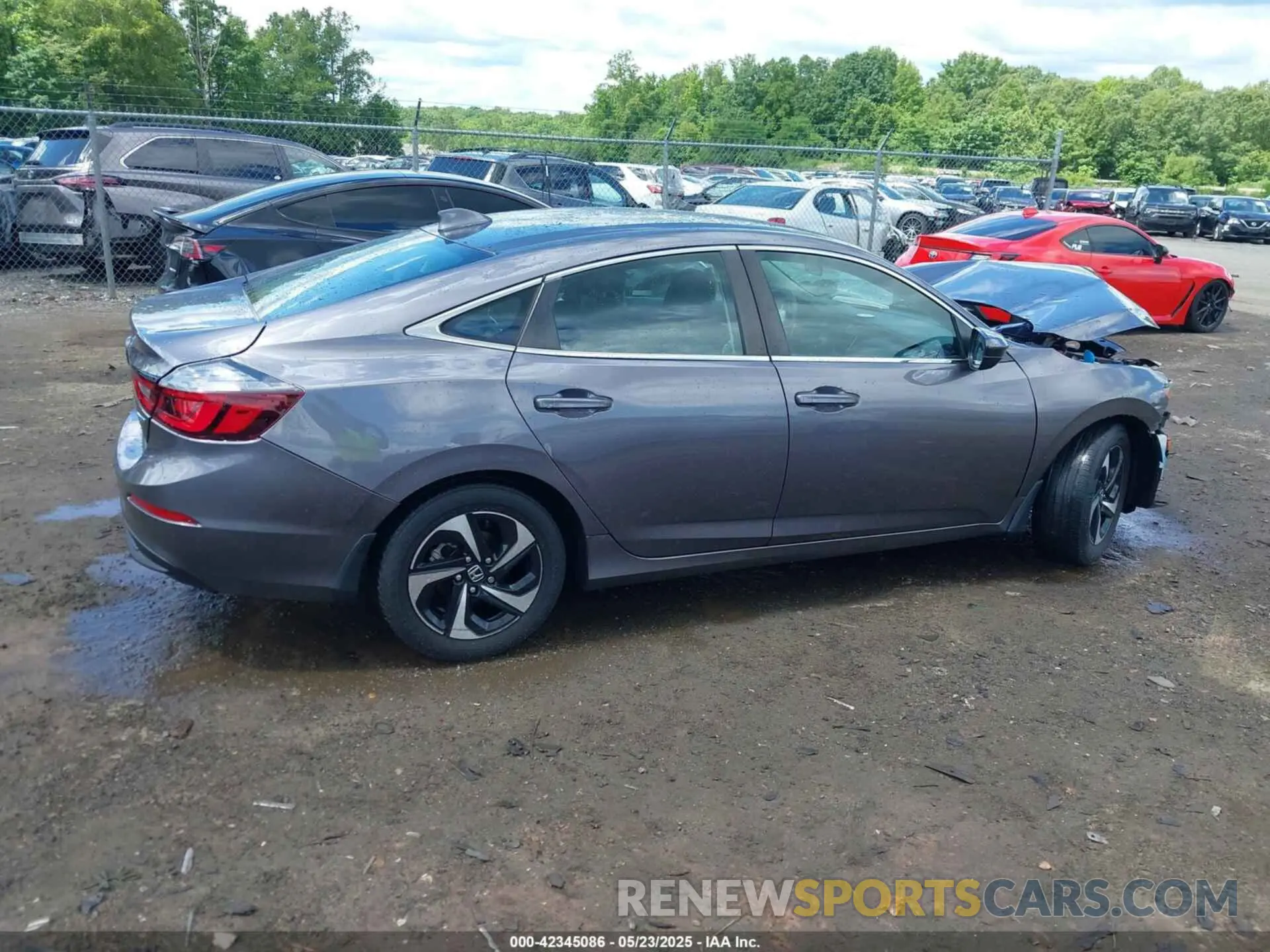 13 fotografías del automóvil dañado 19XZE4F55ME005131 HONDA INSIGHT 2021