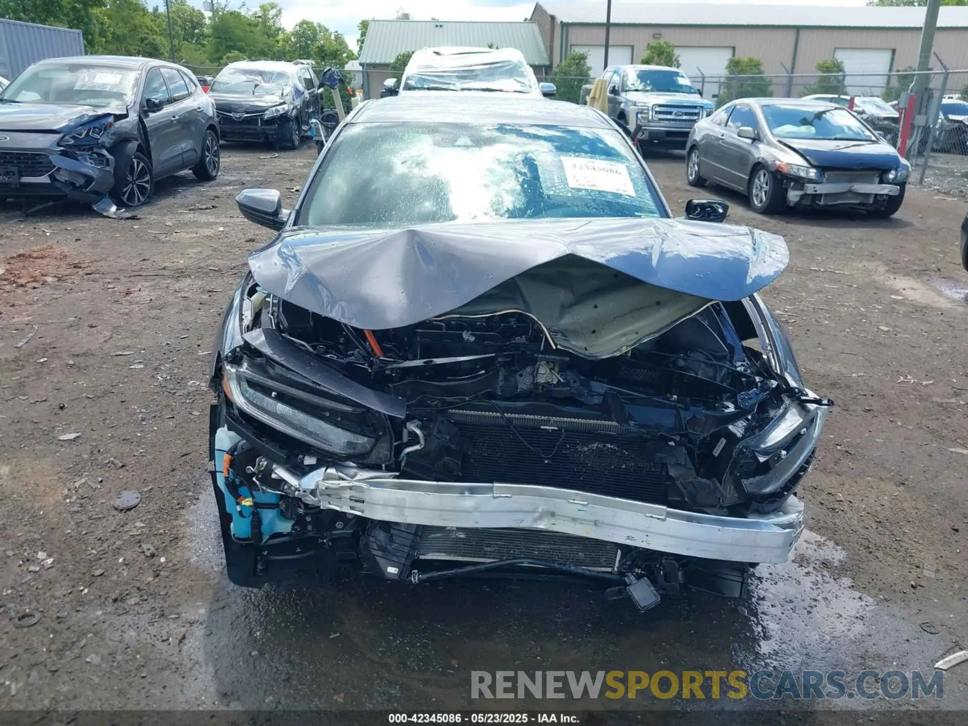 6 fotografías del automóvil dañado 19XZE4F55ME005131 HONDA INSIGHT 2021