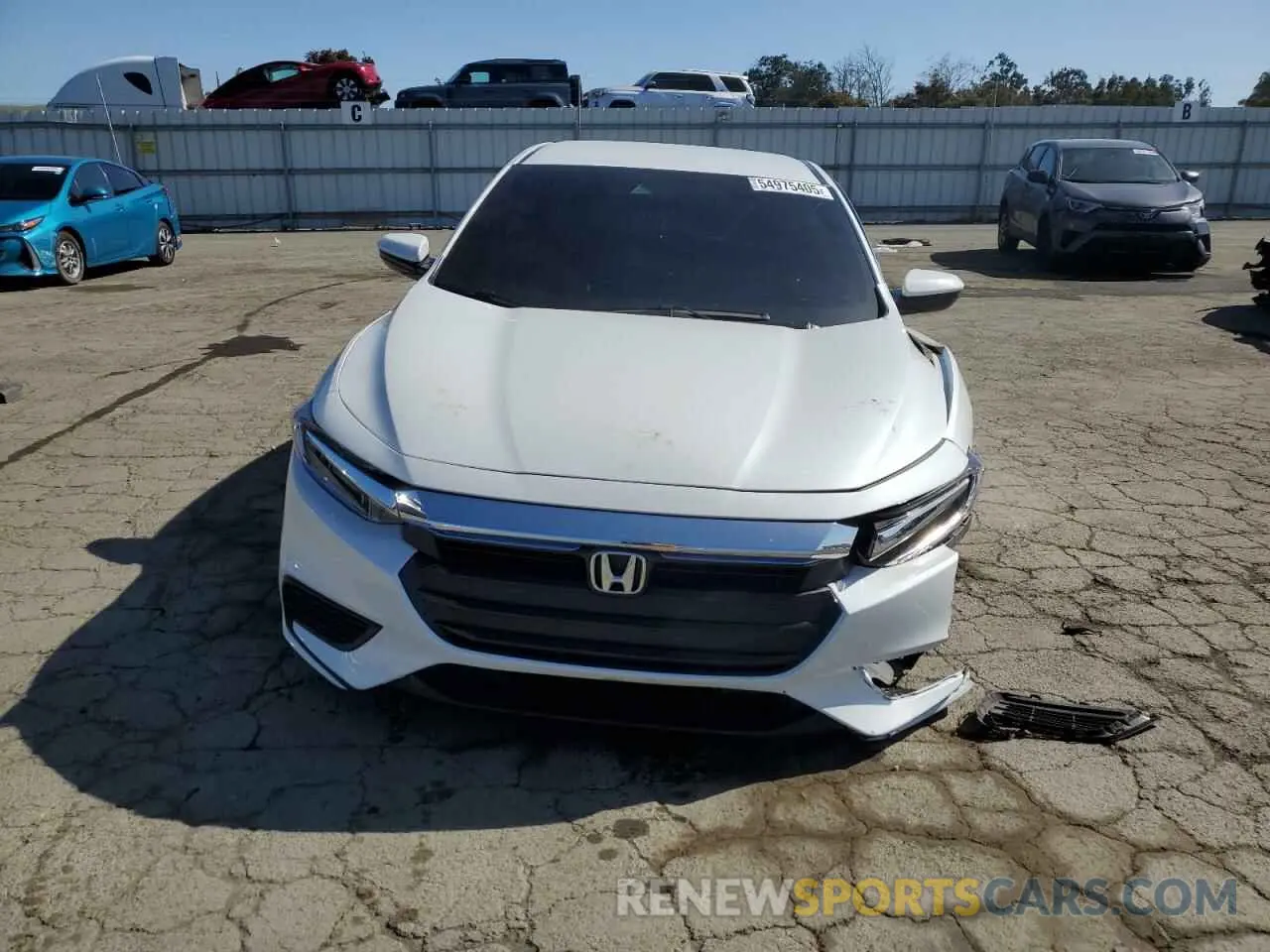 5 fotografías del automóvil dañado 19XZE4F55ME007350 HONDA INSIGHT 2021