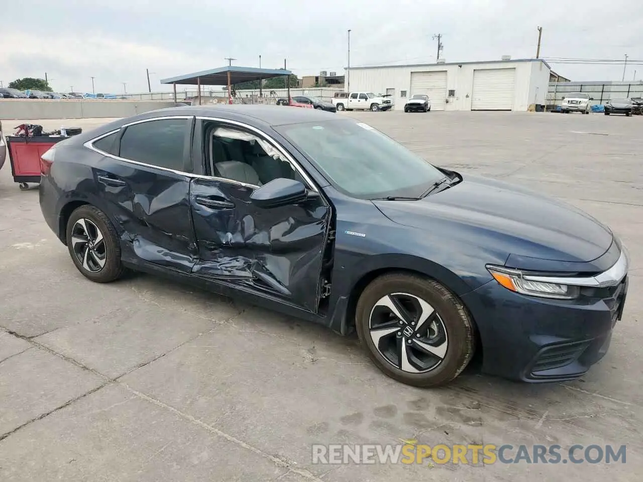 4 fotografías del automóvil dañado 19XZE4F56ME005784 HONDA INSIGHT 2021