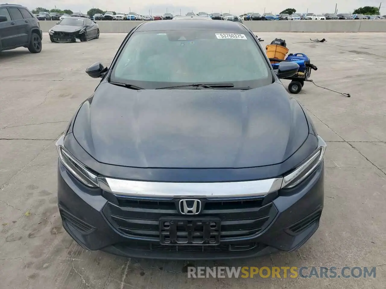 5 fotografías del automóvil dañado 19XZE4F56ME005784 HONDA INSIGHT 2021