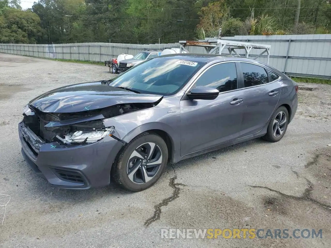 1 fotografías del automóvil dañado 19XZE4F56ME008474 HONDA INSIGHT 2021