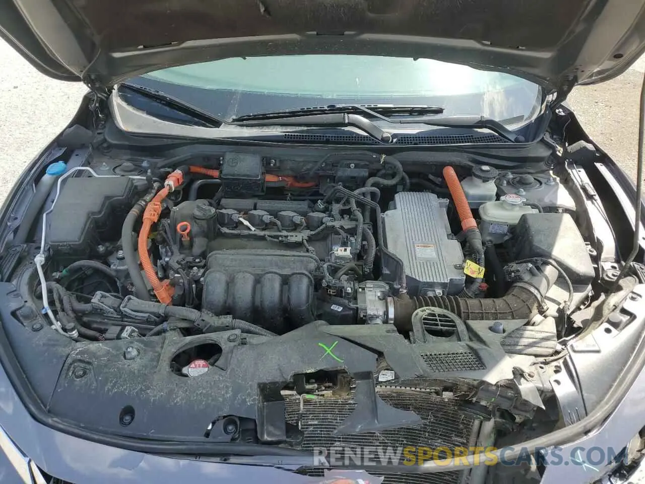12 fotografías del automóvil dañado 19XZE4F56ME008474 HONDA INSIGHT 2021