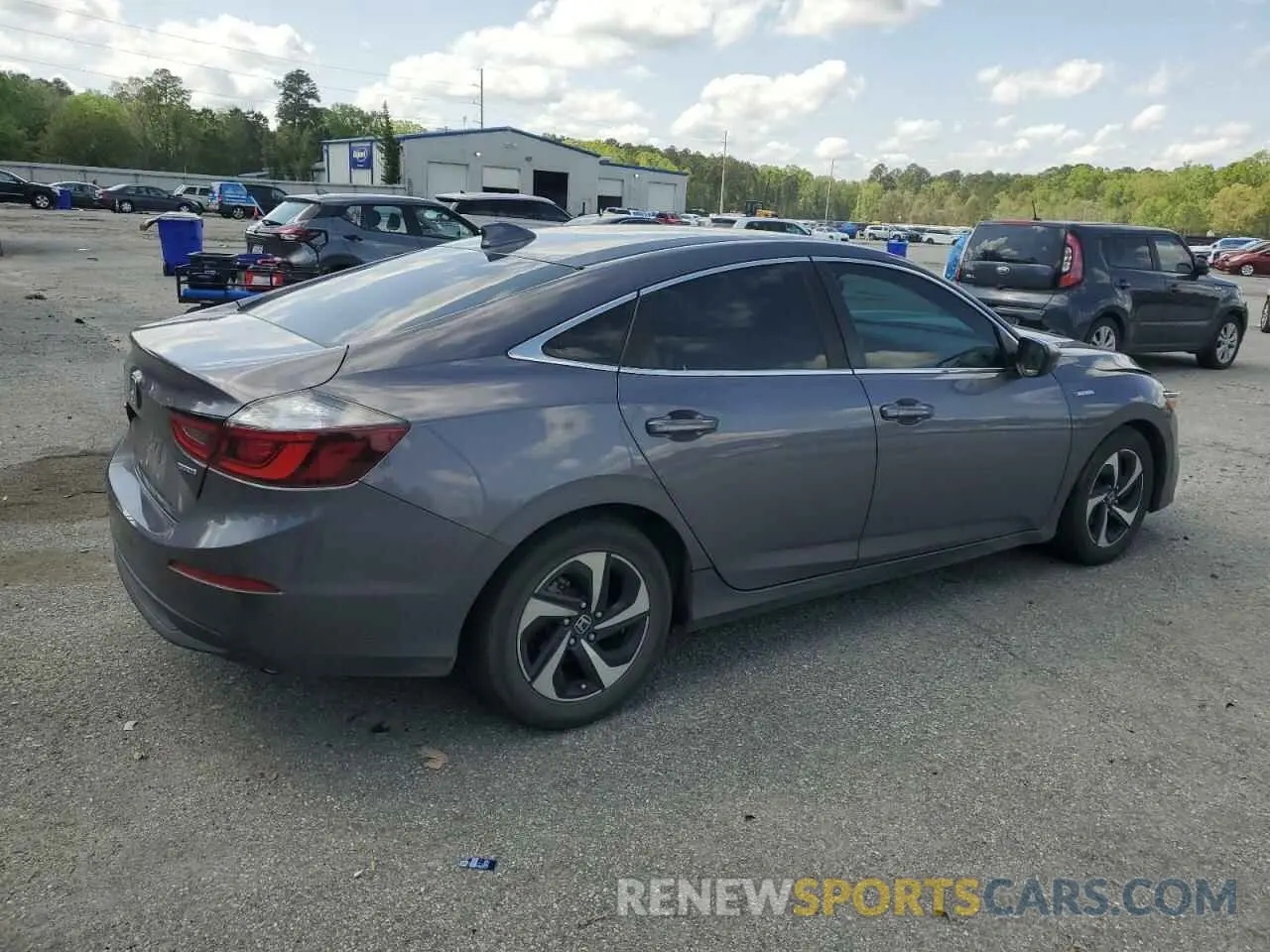 3 fotografías del automóvil dañado 19XZE4F56ME008474 HONDA INSIGHT 2021
