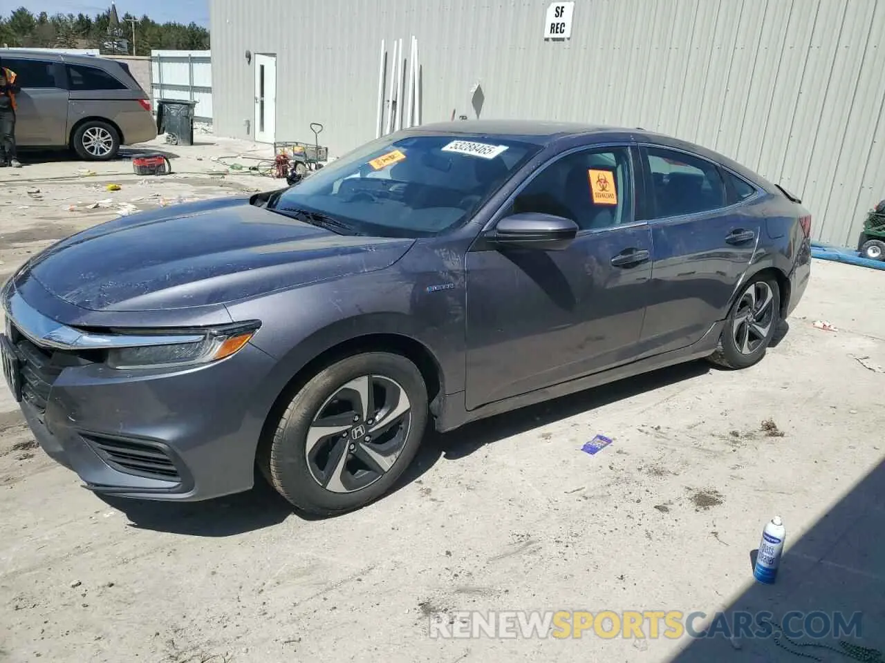1 fotografías del automóvil dañado 19XZE4F58ME010789 HONDA INSIGHT 2021