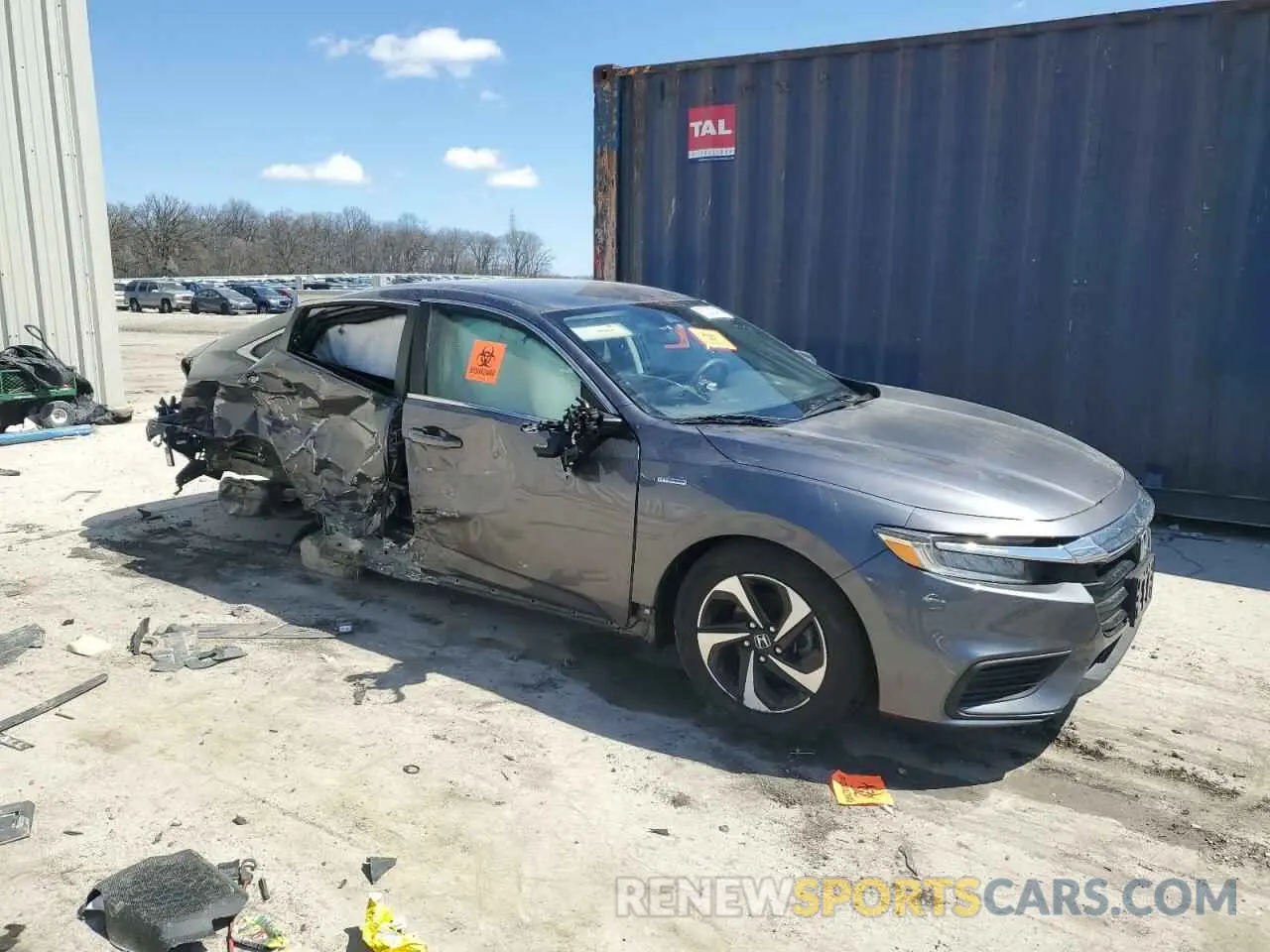 4 fotografías del automóvil dañado 19XZE4F58ME010789 HONDA INSIGHT 2021