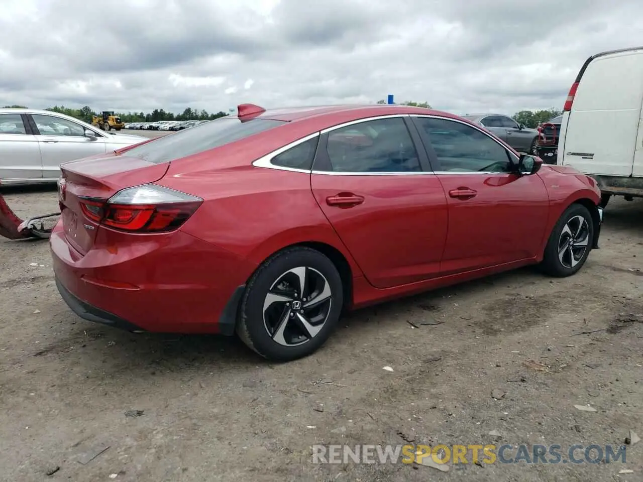3 fotografías del automóvil dañado 19XZE4F59ME000854 HONDA INSIGHT 2021
