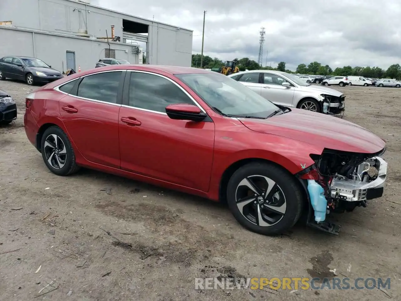 4 fotografías del automóvil dañado 19XZE4F59ME000854 HONDA INSIGHT 2021