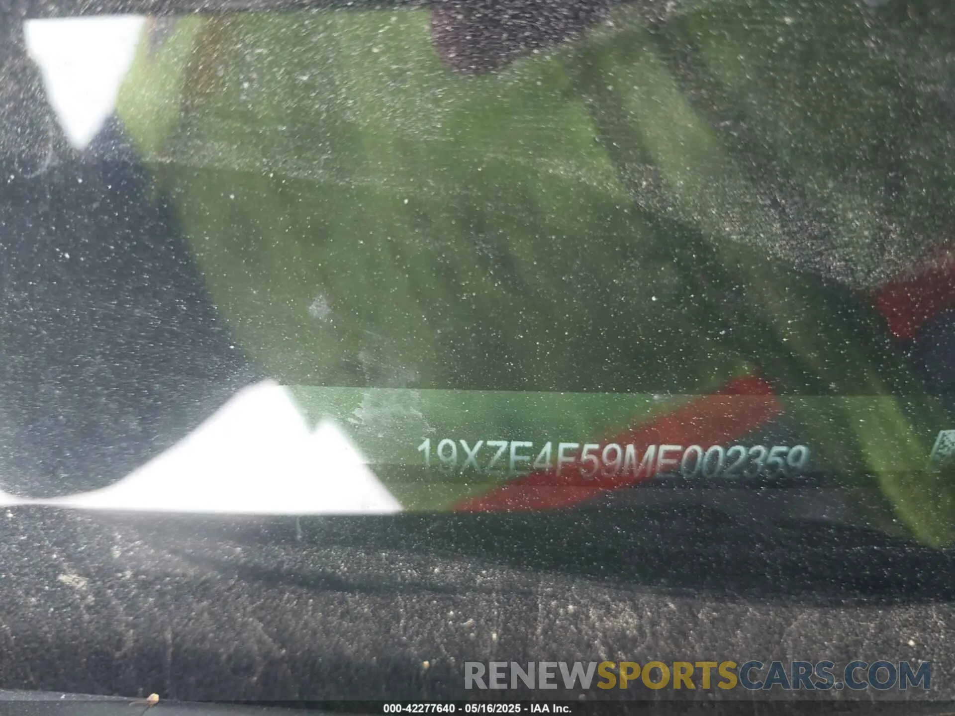9 fotografías del automóvil dañado 19XZE4F59ME002359 HONDA INSIGHT 2021
