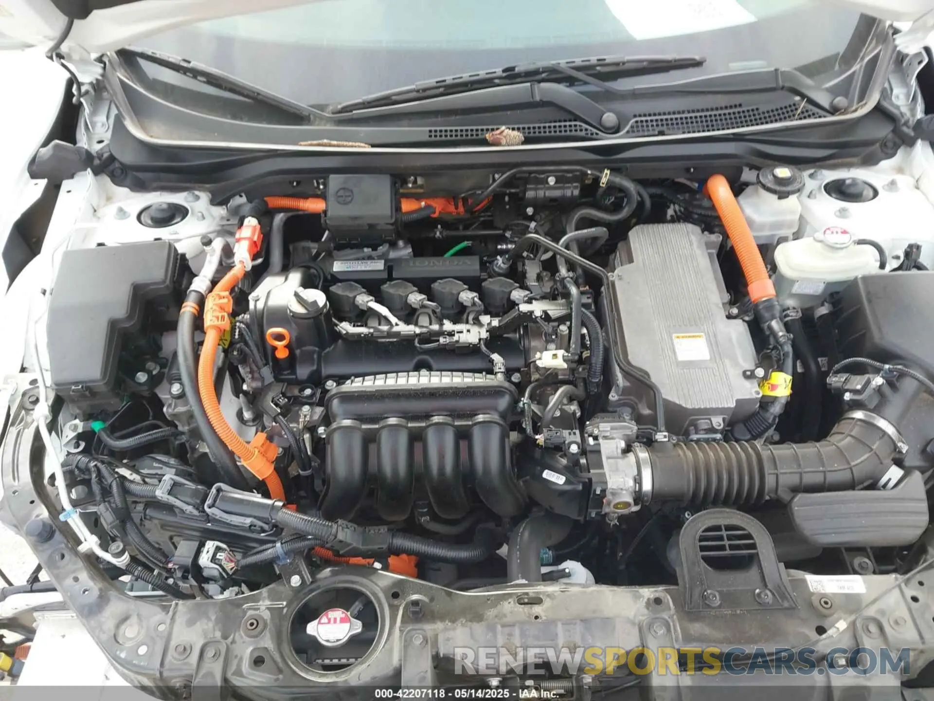 10 fotografías del automóvil dañado 19XZE4F5XME001415 HONDA INSIGHT 2021