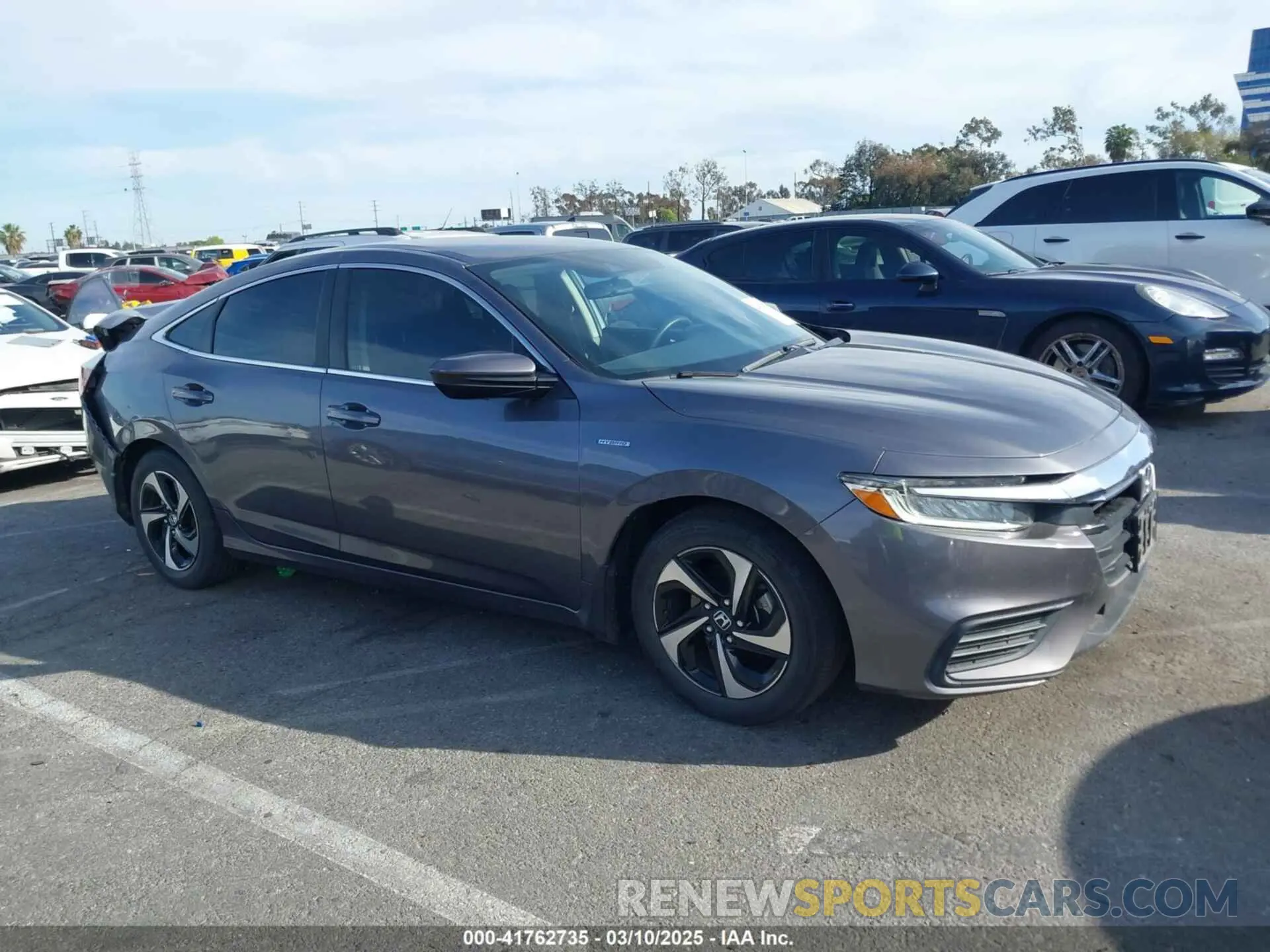 13 fotografías del automóvil dañado 19XZE4F5XME003486 HONDA INSIGHT 2021