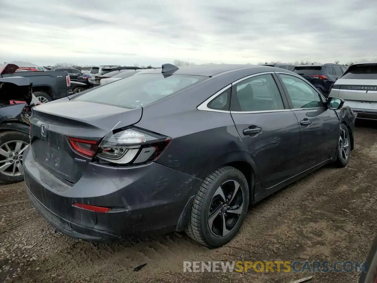 3 fotografías del automóvil dañado 19XZE4F5XME011961 HONDA INSIGHT 2021