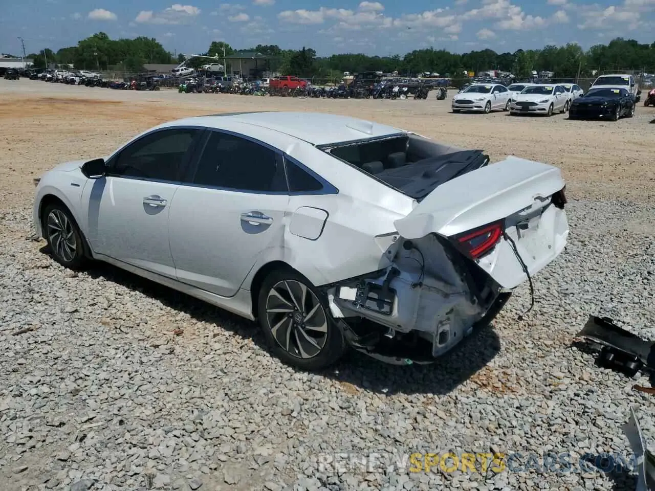 2 fotografías del automóvil dañado 19XZE4F91ME008336 HONDA INSIGHT 2021