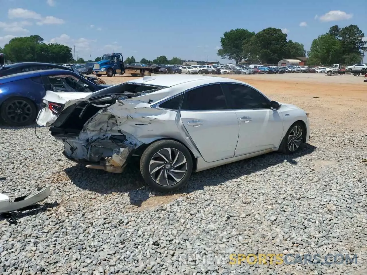 3 fotografías del automóvil dañado 19XZE4F91ME008336 HONDA INSIGHT 2021