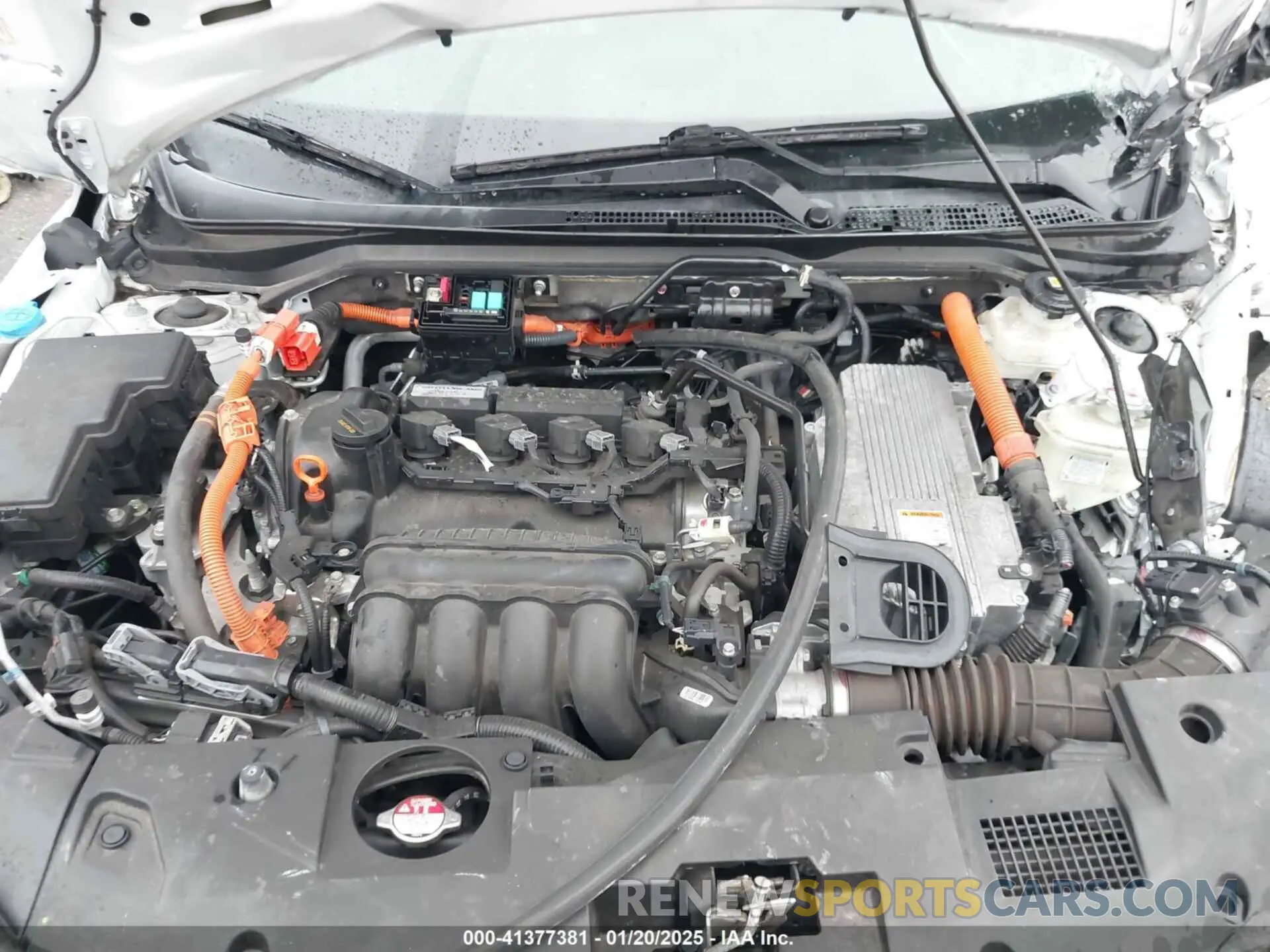 10 fotografías del automóvil dañado 19XZE4F94ME003177 HONDA INSIGHT 2021
