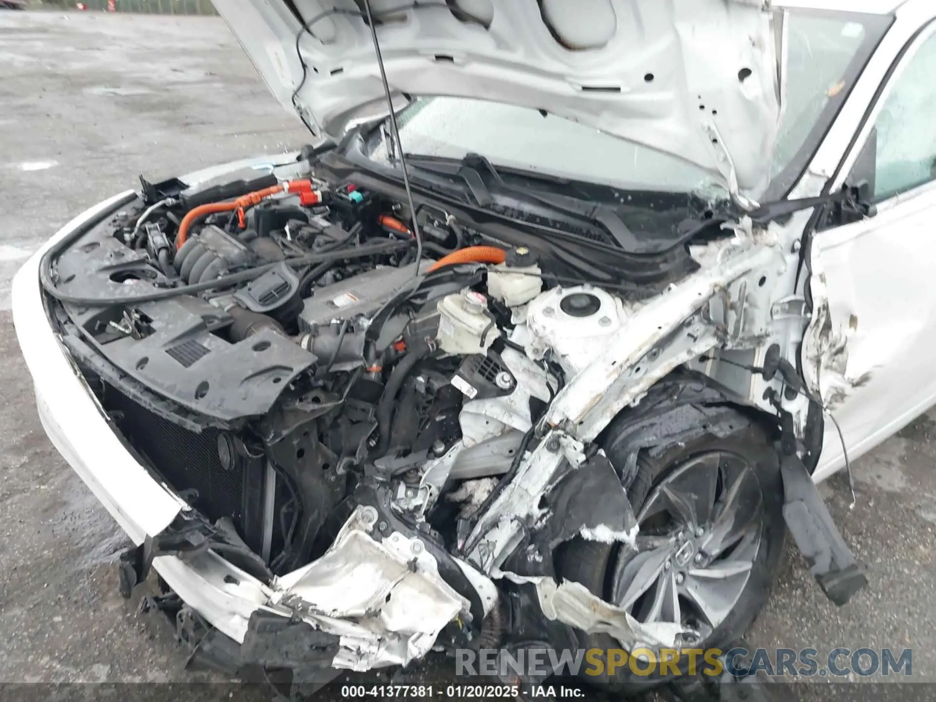 6 fotografías del automóvil dañado 19XZE4F94ME003177 HONDA INSIGHT 2021