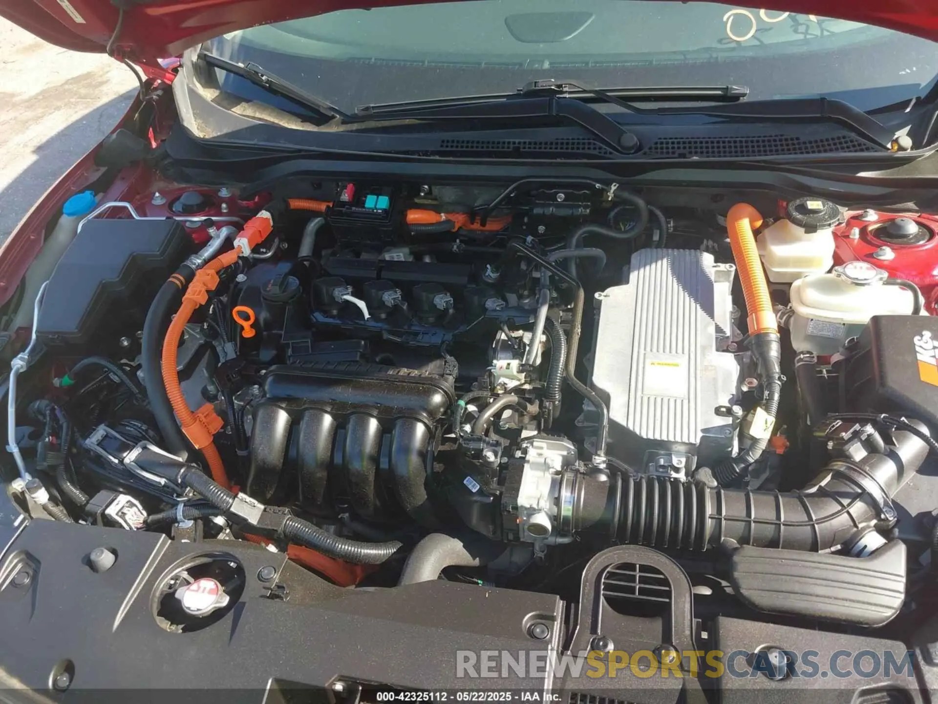 10 fotografías del automóvil dañado 19XZE4F95ME009585 HONDA INSIGHT 2021