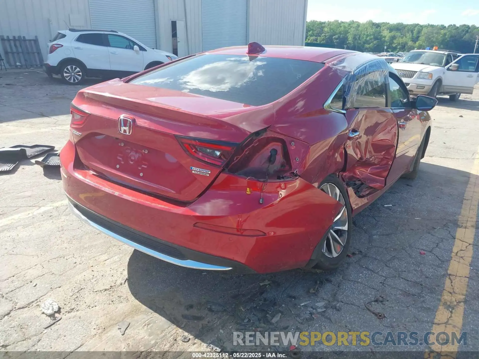 4 fotografías del automóvil dañado 19XZE4F95ME009585 HONDA INSIGHT 2021