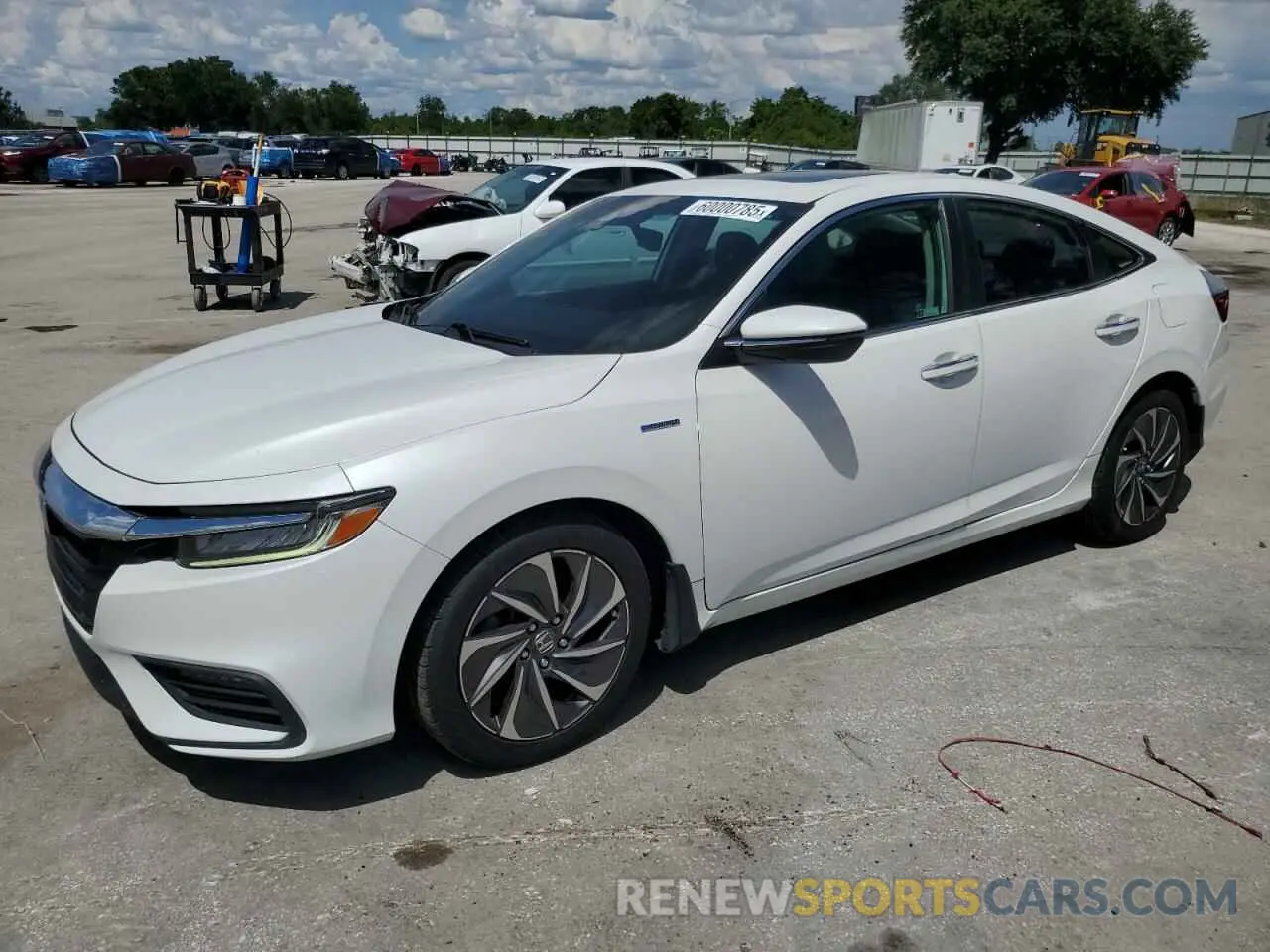 1 fotografías del automóvil dañado 19XZE4F9XME004060 HONDA INSIGHT 2021
