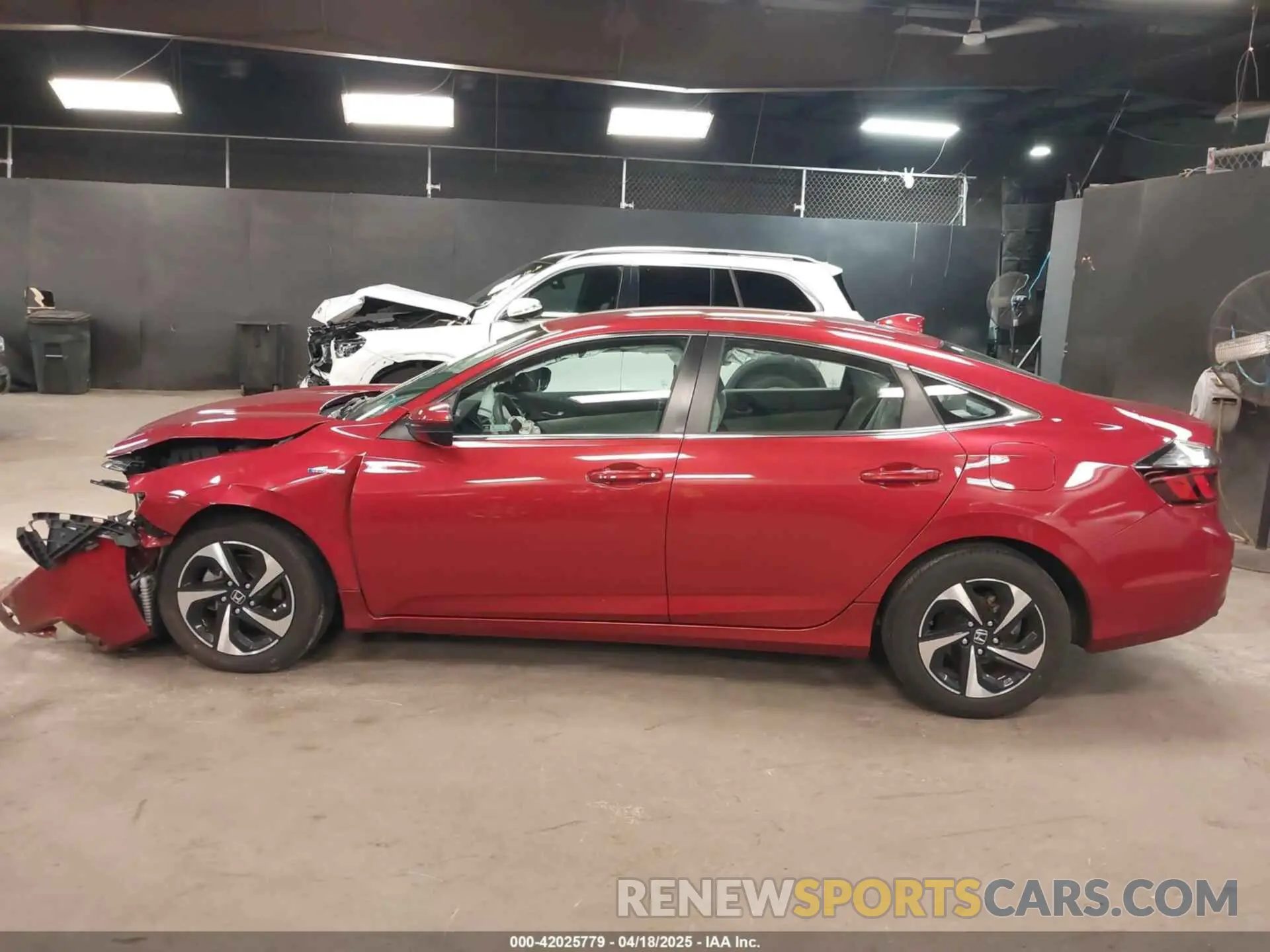 14 fotografías del automóvil dañado 19XZE4F50NE006513 HONDA INSIGHT 2022