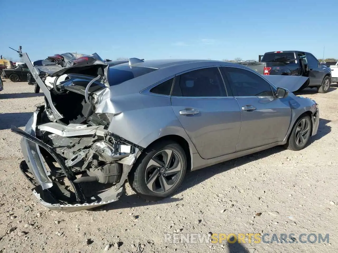 3 fotografías del automóvil dañado 19XZE4F50NE008083 HONDA INSIGHT 2022