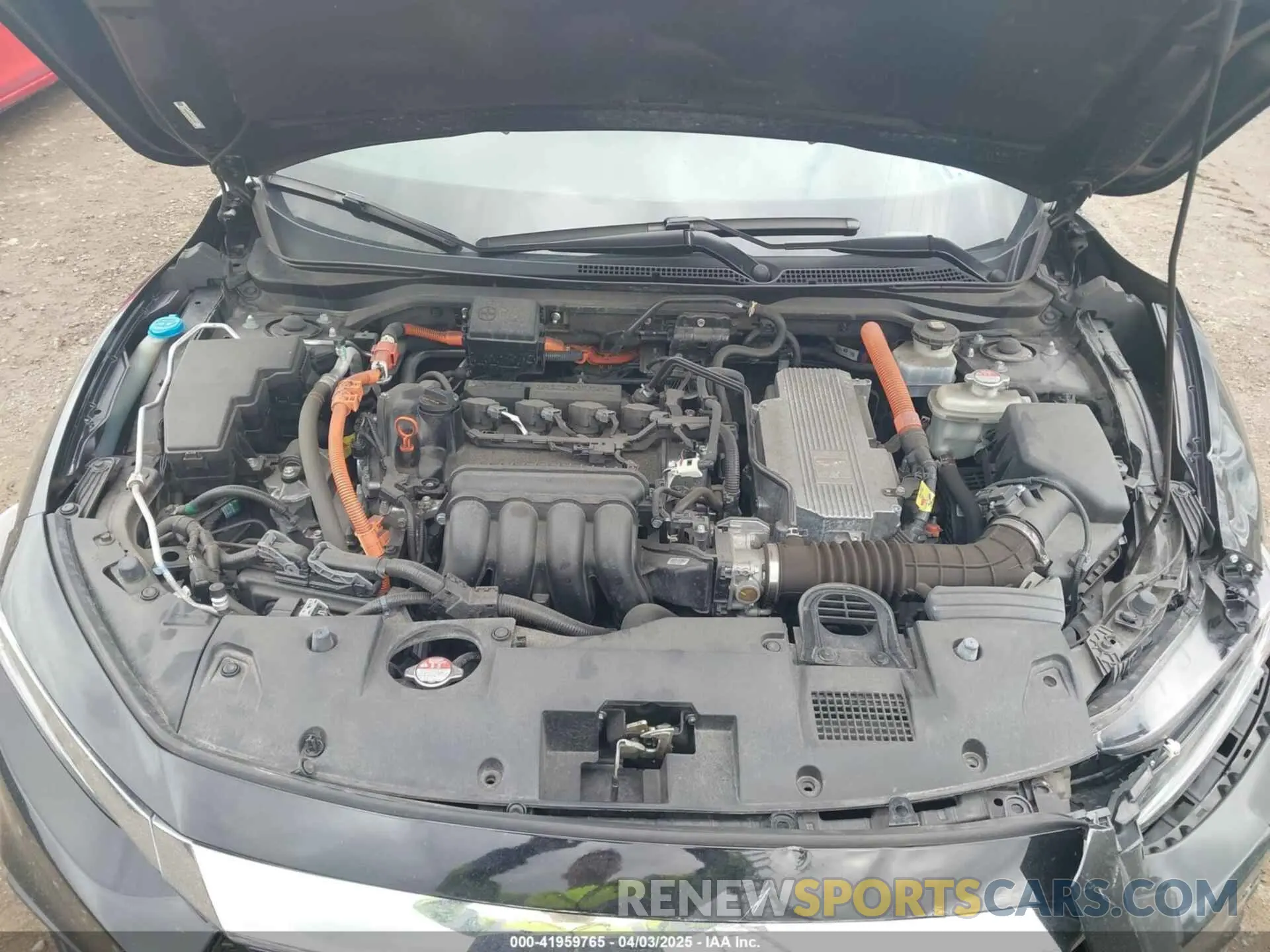 10 fotografías del automóvil dañado 19XZE4F50NE011422 HONDA INSIGHT 2022