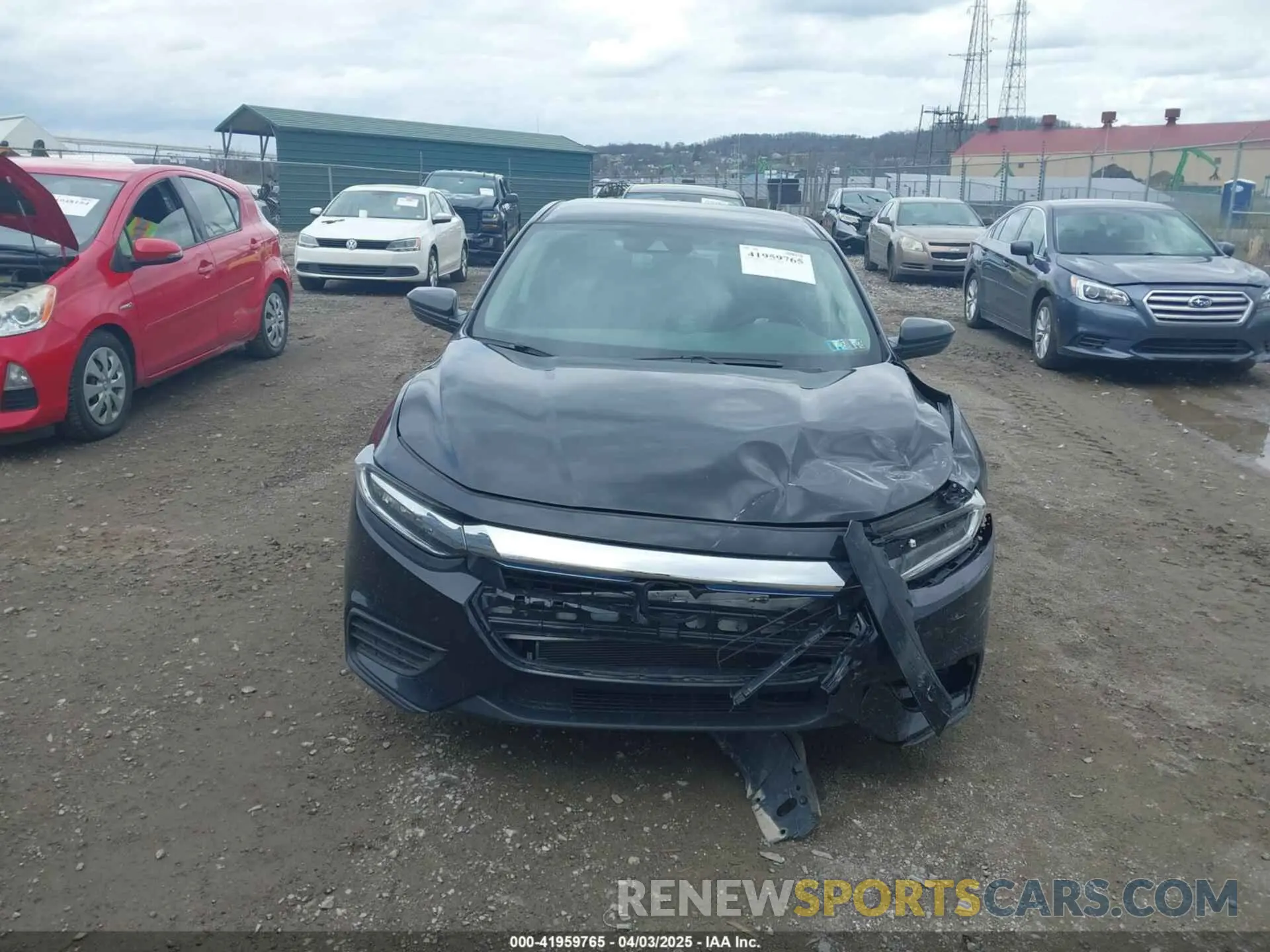 13 fotografías del automóvil dañado 19XZE4F50NE011422 HONDA INSIGHT 2022
