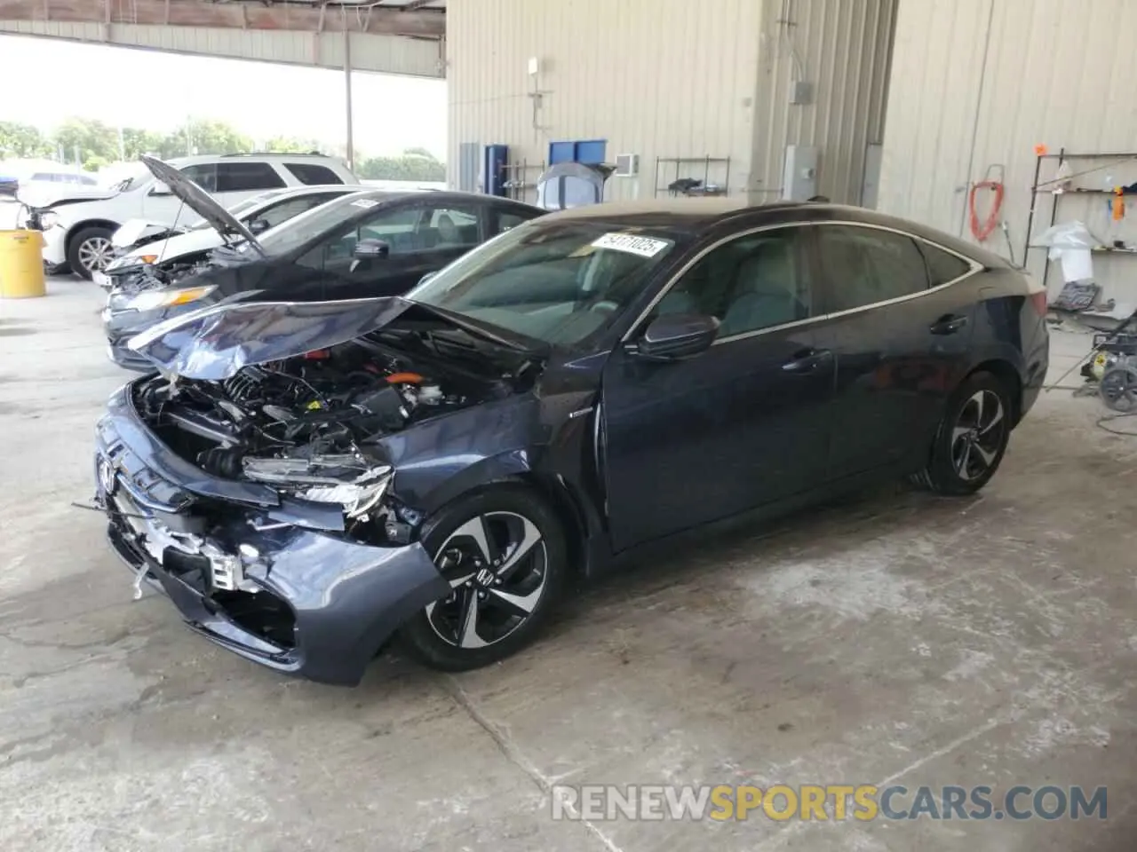 1 fotografías del automóvil dañado 19XZE4F50NE016460 HONDA INSIGHT 2022