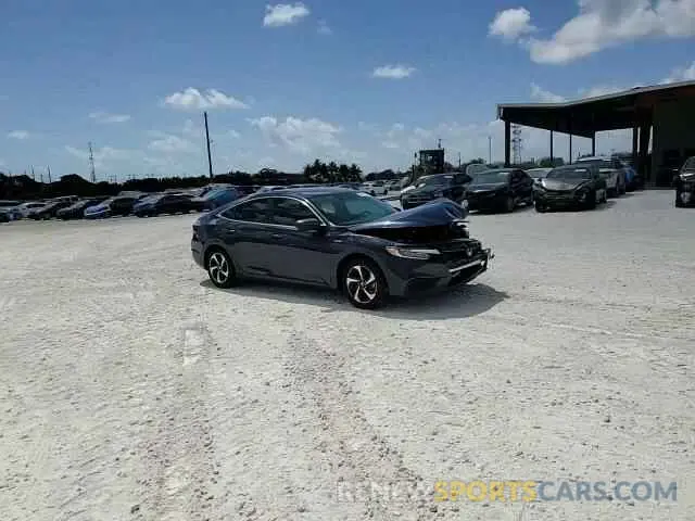 13 fotografías del automóvil dañado 19XZE4F50NE016460 HONDA INSIGHT 2022