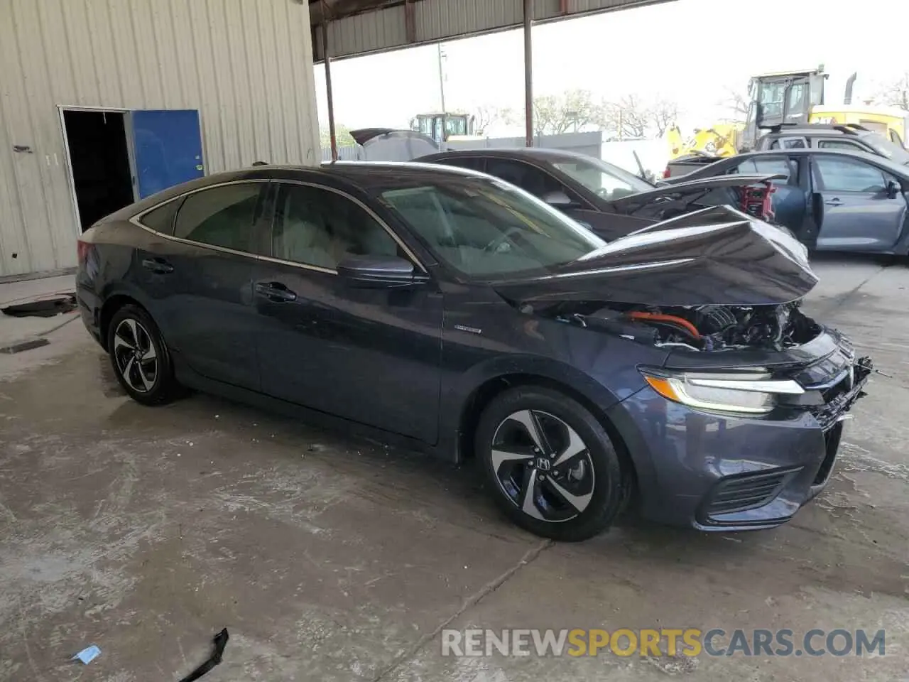 4 fotografías del automóvil dañado 19XZE4F50NE016460 HONDA INSIGHT 2022