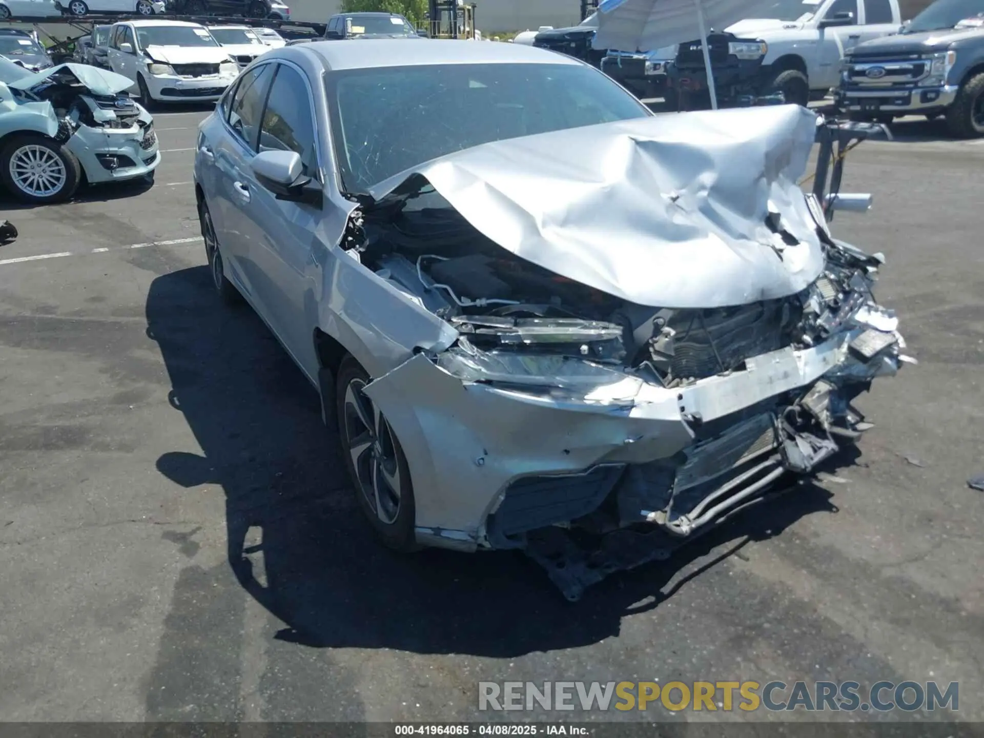 1 fotografías del automóvil dañado 19XZE4F51NE004950 HONDA INSIGHT 2022