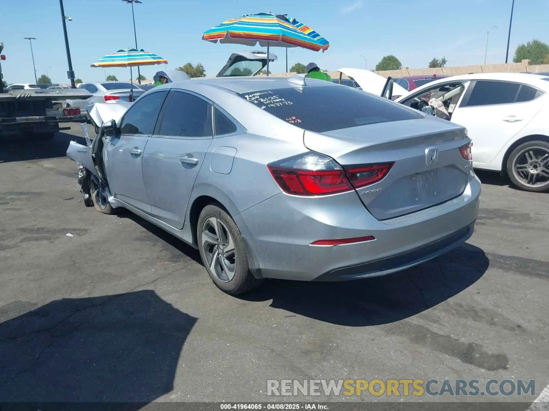 14 fotografías del automóvil dañado 19XZE4F51NE004950 HONDA INSIGHT 2022