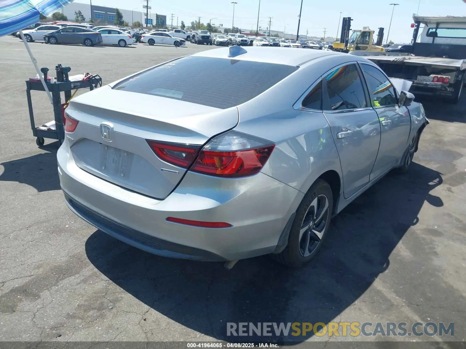 4 fotografías del automóvil dañado 19XZE4F51NE004950 HONDA INSIGHT 2022