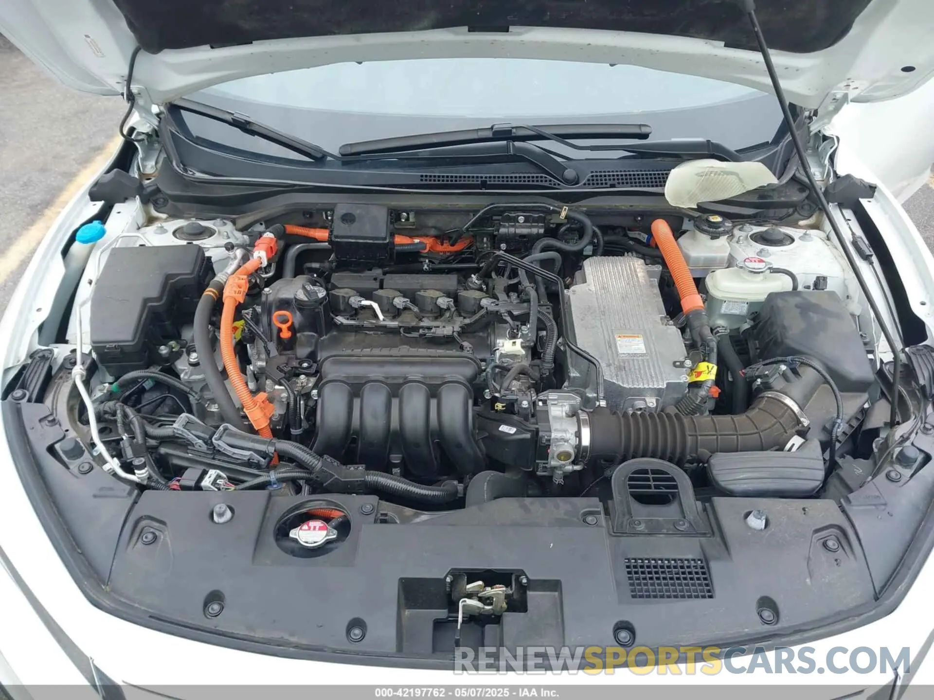 10 fotografías del automóvil dañado 19XZE4F51NE005788 HONDA INSIGHT 2022