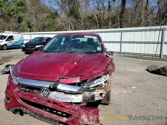 11 fotografías del automóvil dañado 19XZE4F51NE007136 HONDA INSIGHT 2022