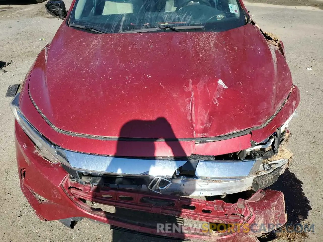 12 fotografías del automóvil dañado 19XZE4F51NE007136 HONDA INSIGHT 2022