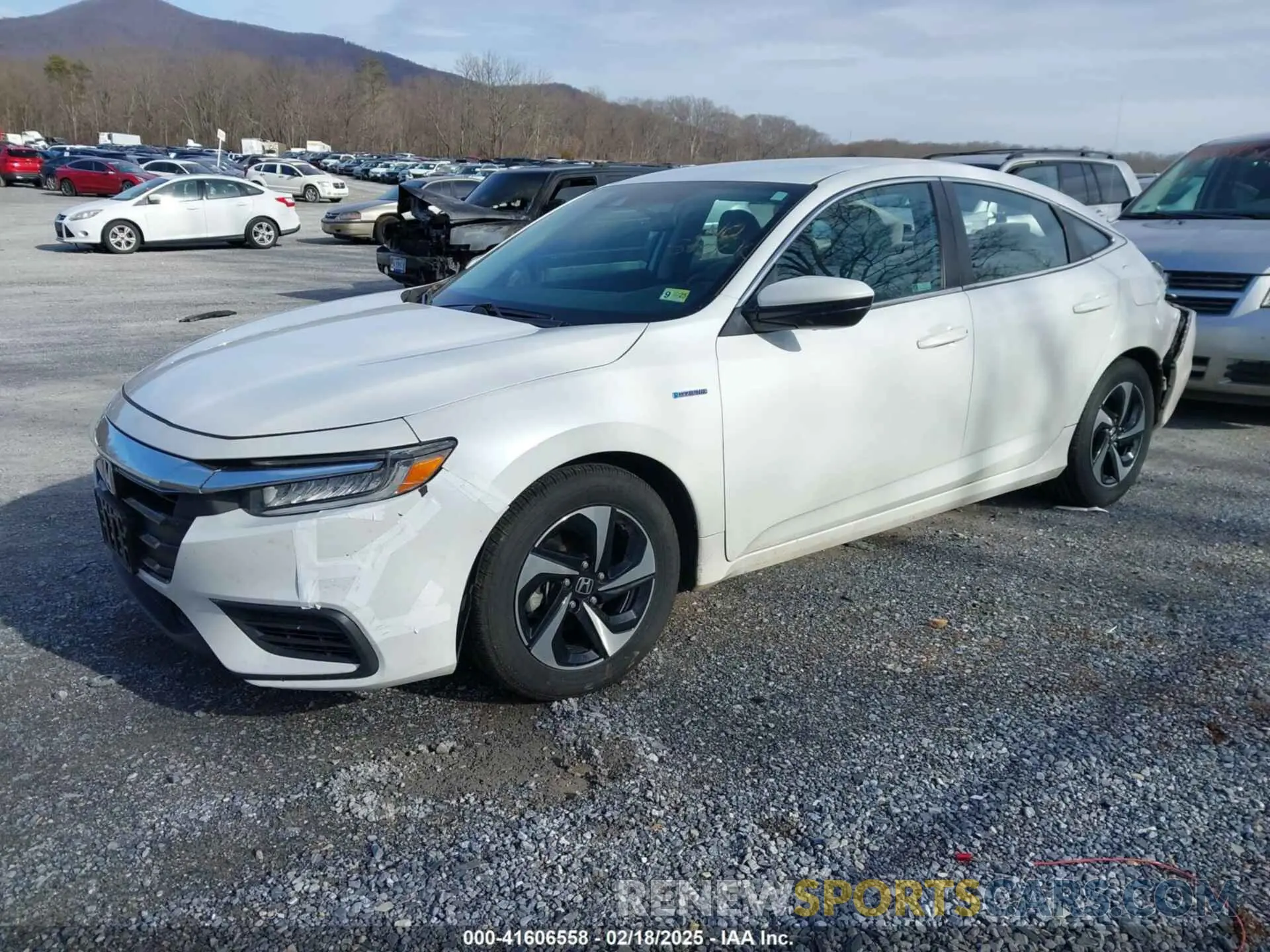2 fotografías del automóvil dañado 19XZE4F51NE007167 HONDA INSIGHT 2022