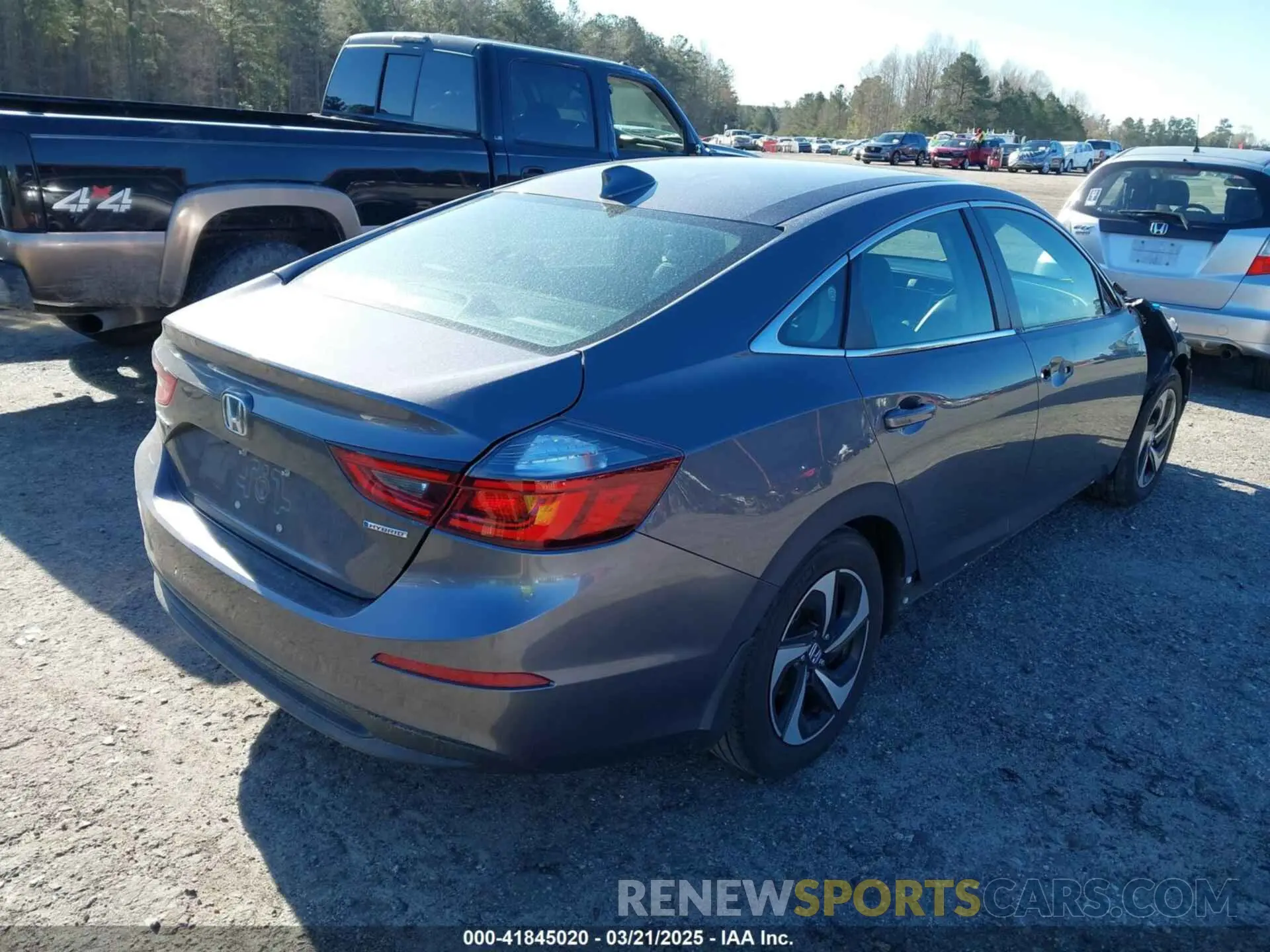 4 fotografías del automóvil dañado 19XZE4F51NE011607 HONDA INSIGHT 2022