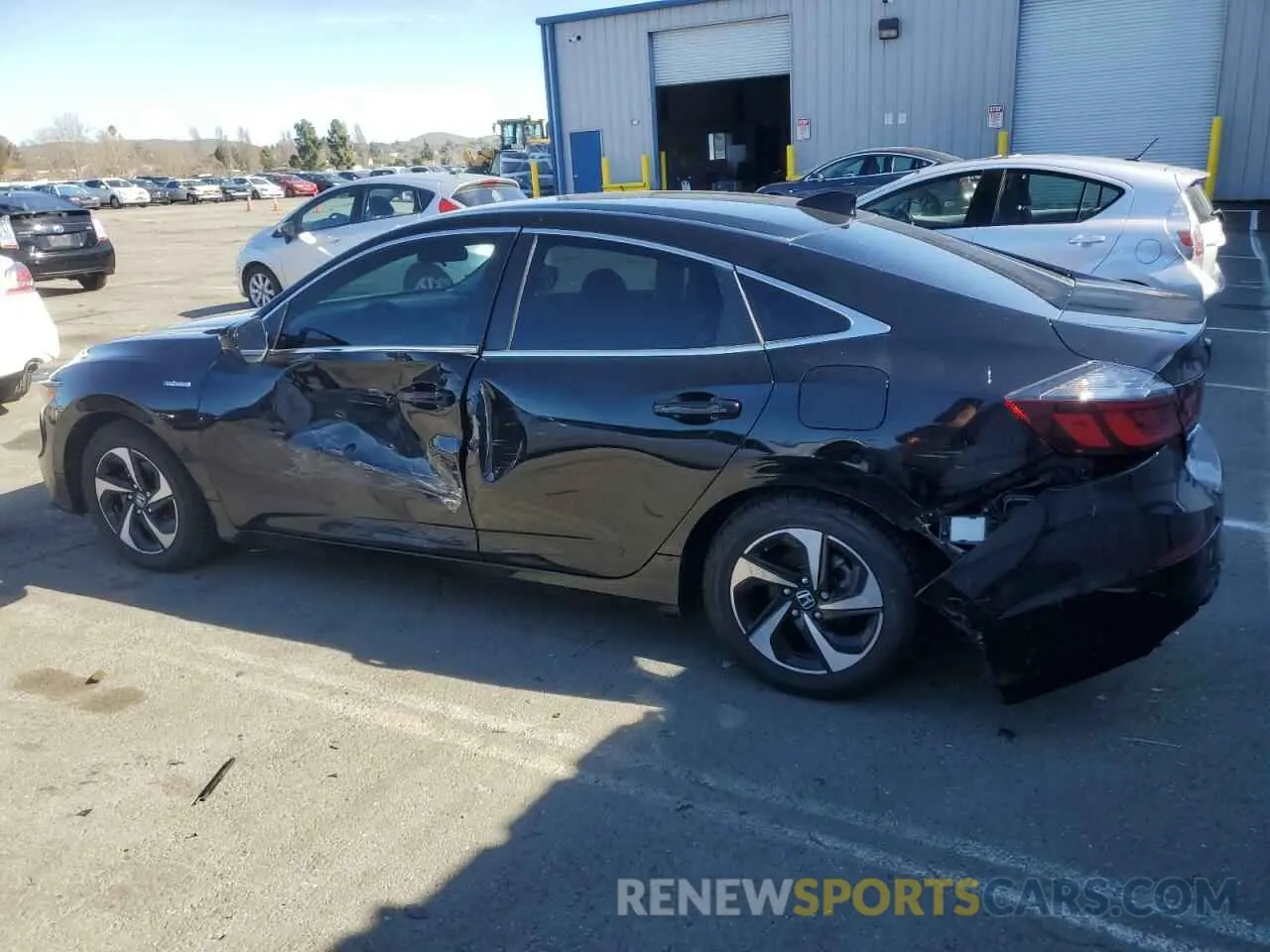 2 fotografías del automóvil dañado 19XZE4F52NE004911 HONDA INSIGHT 2022