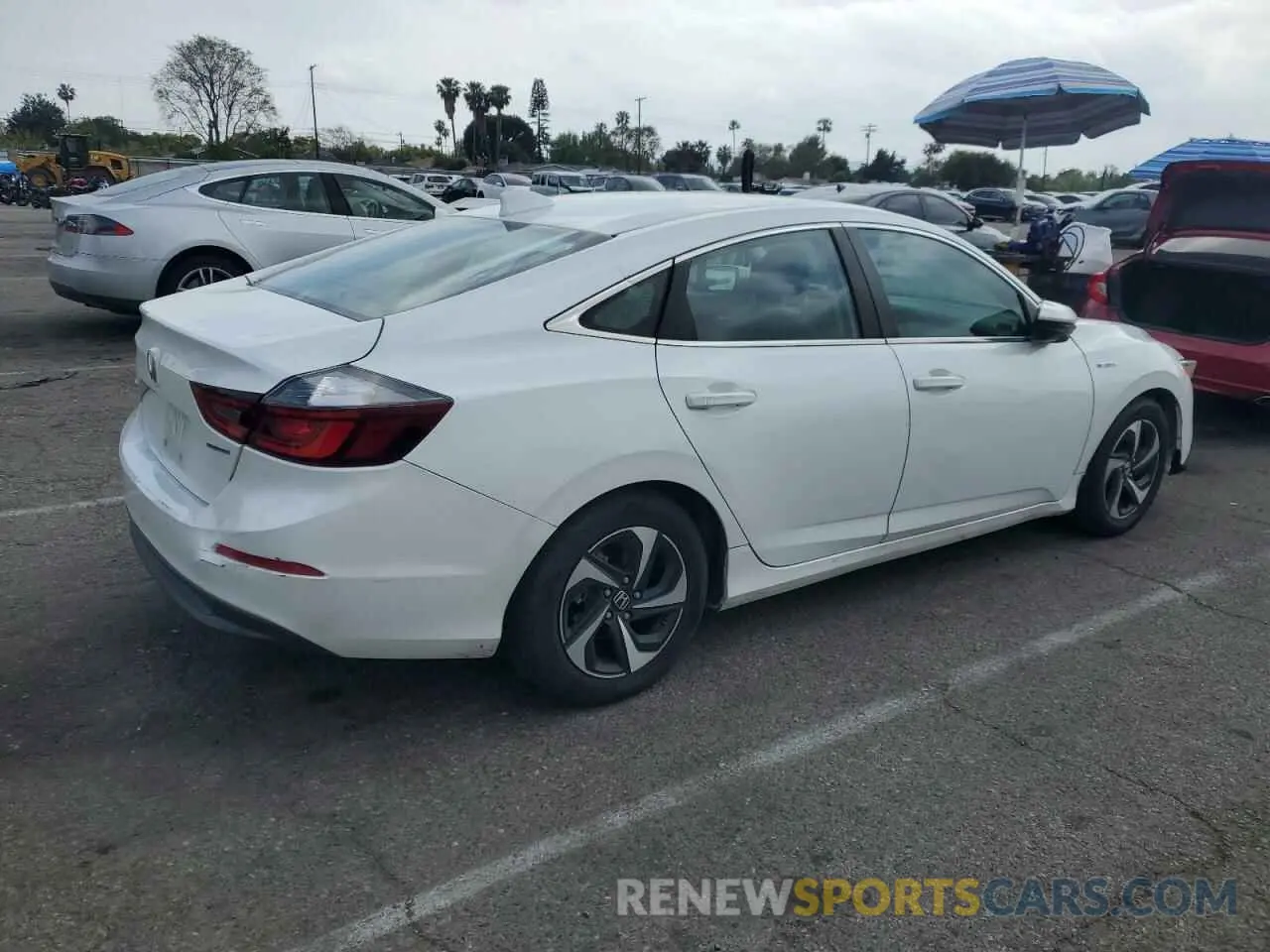 3 fotografías del automóvil dañado 19XZE4F52NE014032 HONDA INSIGHT 2022