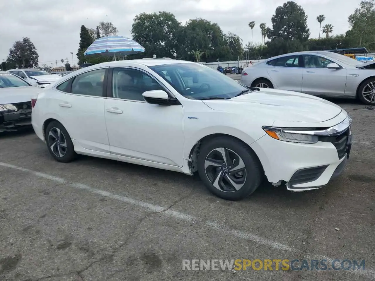 4 fotografías del automóvil dañado 19XZE4F52NE014032 HONDA INSIGHT 2022